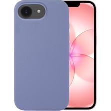 Case World Apple iPhone 17E ile Uyumlu Kapak Kamera Bölümü Açık Içi Kadife Lansman Silikon Kılıf - Petrol Mavisi