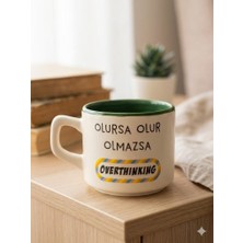 Palto Tasarım Overthınkıng Beyaz Venüs Kupa -Hediyelik Kupa Fincan