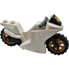 LEGO Orjinal Araçlar: Polis Motor'u, Motosiklet, Motorcycle Beyaz 18895C05PB01