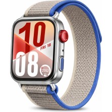 Nextron Huawei Watch Fit 3 / Fit 4 / Fit 4 Pro Uyumlu Örgü Işlemeli Kumaş Hasır Spor Kordon