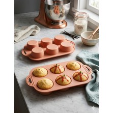 Silicorner 6 Lı Silikon Airfryer Muffin Kek Kalıbı