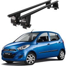 Today Auto Royal Hyundai I10 (2007-2013) Uyumlu Siyah Kilitli Ara Atkı Port Bagaj Tavan Barı