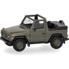 Herpa 700849 1/87 Ölçek, Mercedes-Benz G-Class (W460), Alman Silahlı Kuvvetleri (Bundeswehr), Sergilemeye Hazır Askeri Model Ar