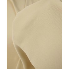 Kumaş Parça Krem Bej Arası Renkte Krep 150X200CM
