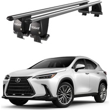 Today Auto Royal Lexus Nx (2014 ve Sonrası) Uyumlu Gri Kilitli Ara Atkı Port Bagaj Tavan Barı