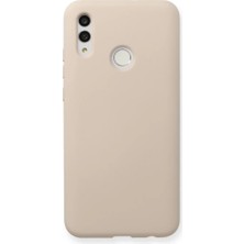 Paxteks Newface Huawei P Smart 2019 Kılıf Nano Içi Kadife Silikon - Pudra
