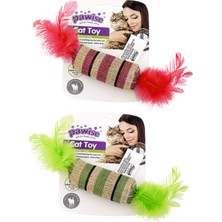 Pwse Striped Cat Toy Şeker Tasarımlı Kedi Oyuncağı (Karışık Renk Gönderimli)