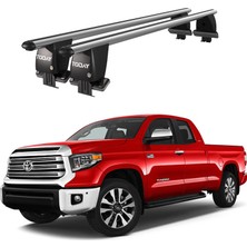 Today Auto Royal Toyota Tundra (2014 ve Sonrası) Uyumlu Gri Kilitli Ara Atkı Port Bagaj Tavan Barı