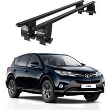 Today Auto Royal Toyota Rav 4 (2012-2018) Uyumlu Siyah Kilitli Ara Atkı Port Bagaj Tavan Barı