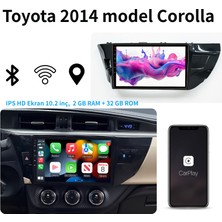 SBAID Toyota 2014 Model Corolla 10.2 Inç/kayıpsız Kurulum/carplay/navigasyon/araç Multimedya Sistemi