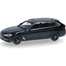 Herpa 430708-004 1/87 Ölçek, Bmw 5 Touring, Oxford Yeşili, Sergilemeye Hazır Model Araç