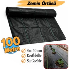Badem10 (100 Metre) Yer Sergenliği Jut En: 50 cm Malç Sera Taban Gölge Sergenlik Örtüsü Yabani Ot Engelleme