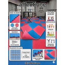 Affectione Damla Desen Tatami Minderi 100X100 26MM Çift Taraflı Kullanım Çift Taraflı Renk