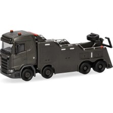 Herpa 747196 1/87 Ölçek, Scania Cs 20 Nd Empl Bison Çekici Kamyonu, Sergilemeye Hazır Askeri Askeri Model Araç