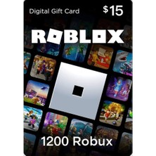 Roblox Gift Card - 1200 Robux (Eur Eksiksik Tam Yüklenir)