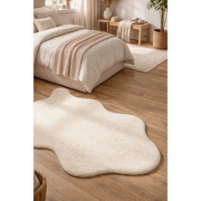 Dekozer Puffy Yumuşak Peluş Post Halı | Kaymaz,yıkanabilir,antre,hol,giyinme Odası, Makyaj Masası Halısı