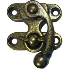 Nexgen Eco Lounge Kancalı Yay Gözü, Ahşap Kutu Klipsi - Küçük, Antik, 1 Adet