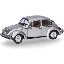 Herpa 430982 1/87 Ölçek, Vw Beetle 1303, Gümüş Metalik, Sergilemeye Hazır Model Araç
