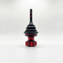 Moto Gz Modifiye Yağ Çubuğu Universal Cnc -Kısa-Kırmızı