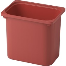 IKEA Kırmızı Pratik Saklama Kutusu 42X30X23 cm Oyuncak Düzenleyici Çocuk Odası