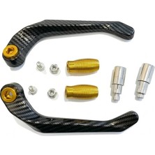 Moto Gz Motosiklet Manet Koruma Seti Karbon Desen Universal -Gold