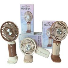 baytoptan Taşınabilir Şarjlı El Fanı 3 Kademeli Masa Üstü Telefon Tutmalı