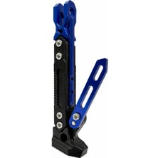 Moto Gz Universal Yan Sehpa Cnc Ayaklık Ayarlı -Mavi
