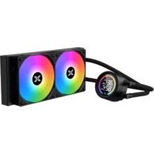 Xigmatek EN45929 Lk 240 AM5/LGA1851 Argb Fan LCD Dijital Göstergeli Siyah 240MM Sıvı Soğutma