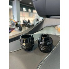 Moto Gz Motosiklet Aks Koruma Takozu Üniversal - Siyah Renk - 1 Adet