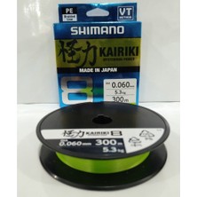 SHIMANO Kairiki 8x 300 mt 0,06 mm Ip Misina – Mantis Green