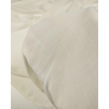 Kumaş Parça Krem Renkte Viskon Vual Kumaş 140X225CM