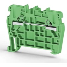 Klemsan 307102RP Pyk 2,5 Yeşil Pratik Yay Baskılı Ray 100 Ad