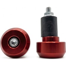 Moto Gz Motosiklet Gidon Topuzu Premium -Kırmızı