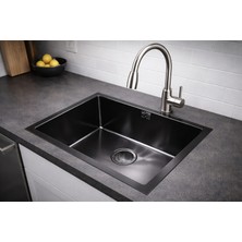 Luxıng Petekli Desen Eviye 40X50 Ankastre 3 mm (Sifon Takımı Dahil)