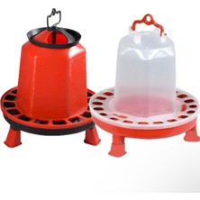 Üzümoğlu 10KG Yemlik ve 10LT Suluk 2'li Set Tavuk Civciv Güvercin Bıldırcın Kaz Hindi Ördek Suluk Yemlik Set