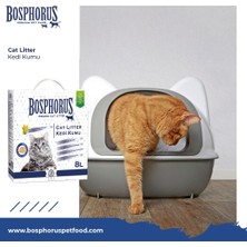 2 Adet Bosphorus Mısır Koçanı Granülü Doğal Kedi Kumu 8 Lt