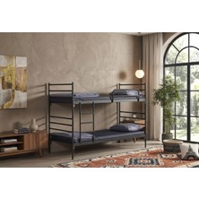 Missidea Linda Yurt Apart Otel Tipi Metal Siyah Ranza 90X200 cm