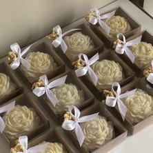 Kutulu Şakayık Mum Hediyelik 10’lu Set – Nişan & Düğün Nikah Söz