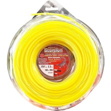 Scorpion Motorlu Tırpan Misinası 3.30 mm 45 m Sarı 6 Köşe