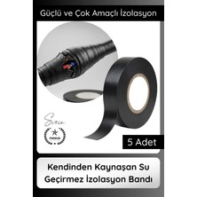 Svein #eriyenbant 20MMX3M Su Geçirmez Eriyen Bant Kendinden Kaynaşan Izolasyon Bandı Suya Dayanıklı 5 Ad.