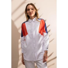 Eskişehir Mağazacılık MB11.303 Moodbasic Boncuk Işlemeli Pamuklu Gömlek