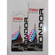 Condor Mepps Döner Kaşık ( Sudak - Somon - Alabalık - Turna - ) 1 Adet 10 gr - 1 Adet 12 gr - Color 4