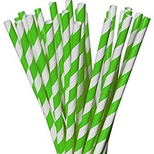 Kullanat Merkez Kağıt 6*200 Beyaz-Yeşil Pipet 200ADET