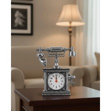 Kayıtel Teknolajık Nostaljik Telefon Tasarımlı Masa Saati Yüksek Sesli Alarm Serı 2026