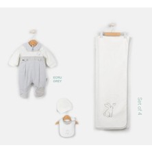 Babydoll Zıbın Takımı Babydola Gri