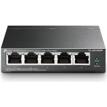 TL-SG1005P, 5-Port Gigabit Desktop Switch With 4-Port Poe+