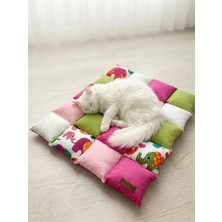 Kedi Minderi– 50X60 cm Yumuşak Dolgulu Tasarım Patchwork