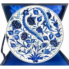 Çini Evi Mavi Zarafet – Iznik Çini Tabak