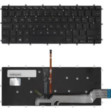 Notespare Dell Uyumlu P58F, P61F, P69G, P70F, P74G Klavye Tr Işıklı Siyah - Büyük Enter