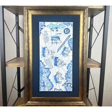 Çini Evi Mavi Cihan – Piri Reis Haritası Iznik Çini Pano